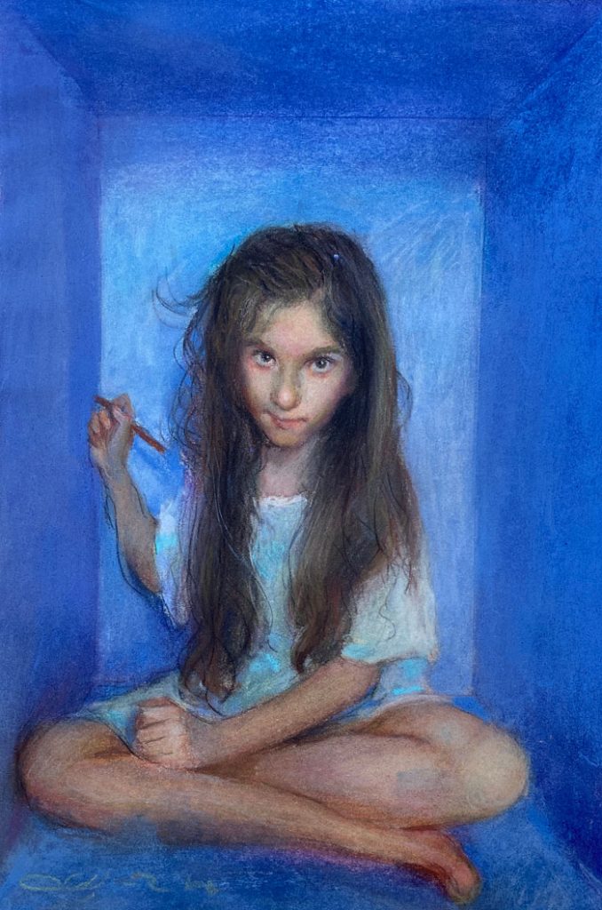 Pitt pastel pencil on paper