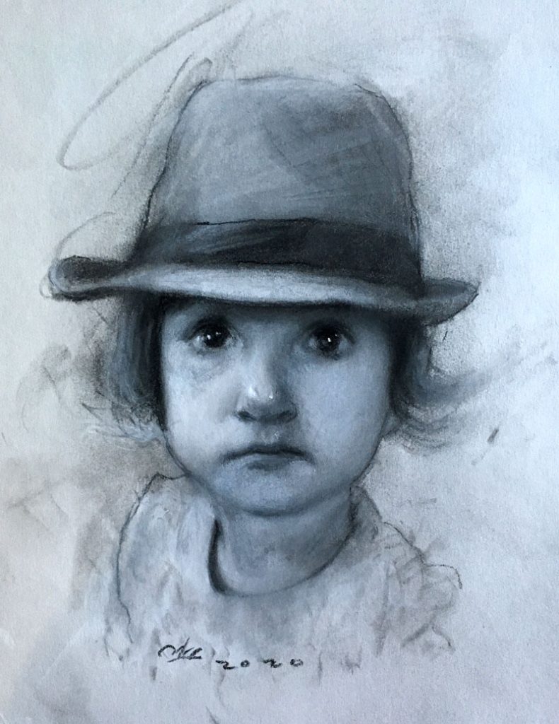 Untitled , pitt charcoal on paper , 22x30cm