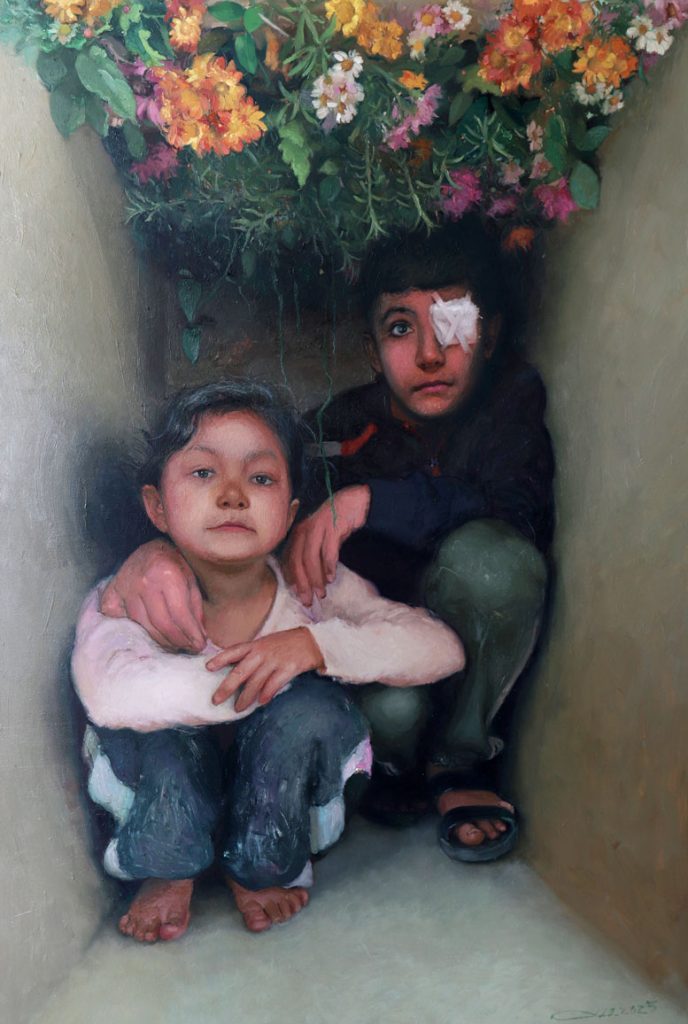 Between Hope and Decay,100x150cm,oil on canvas